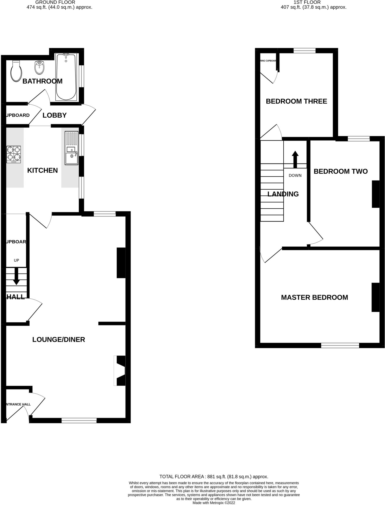 Boden Street, Chard, Somerset, TA20 floorplan