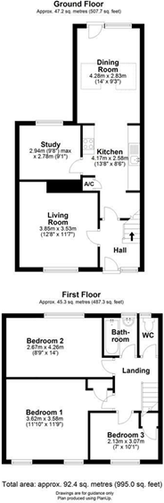 Lavender Road, Cambridge floorplan