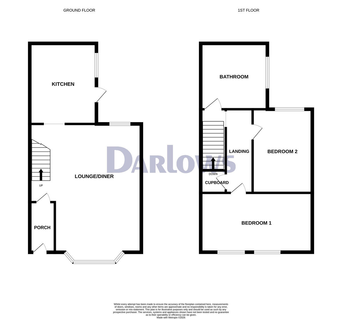 Oak Street, Abertillery floorplan