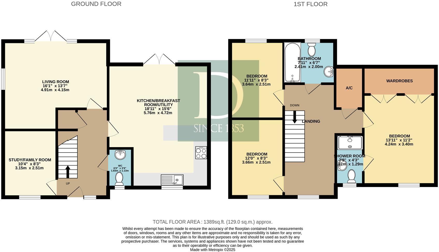 12 Coopers Close, Aslacton floorplan