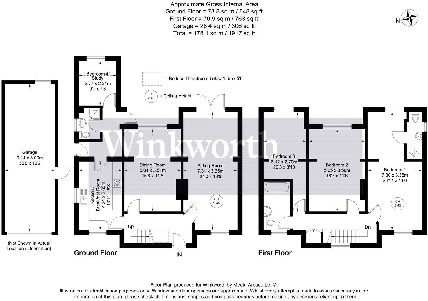 Warrendene Road, Hughenden Valley, Buckinghamshire, HP14 floorplan