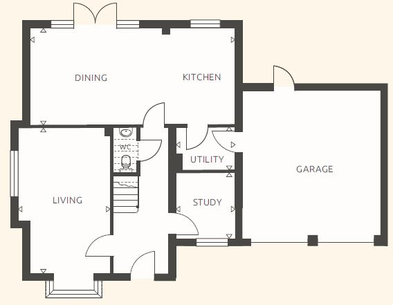 Plot 9, The Datchworth, Senuna Park, Ashwell floorplan