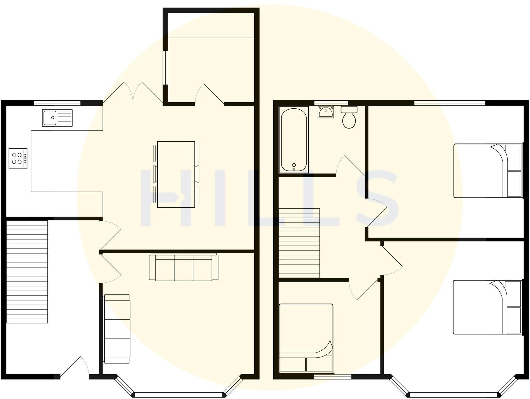 Delamere Avenue, Salford, M6 floorplan
