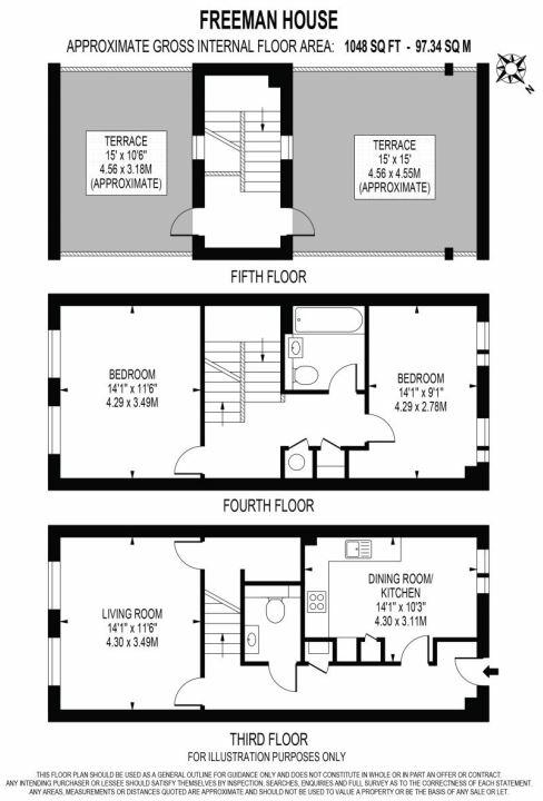 Freeman House, Upton Gardens, E13 9GN floorplan