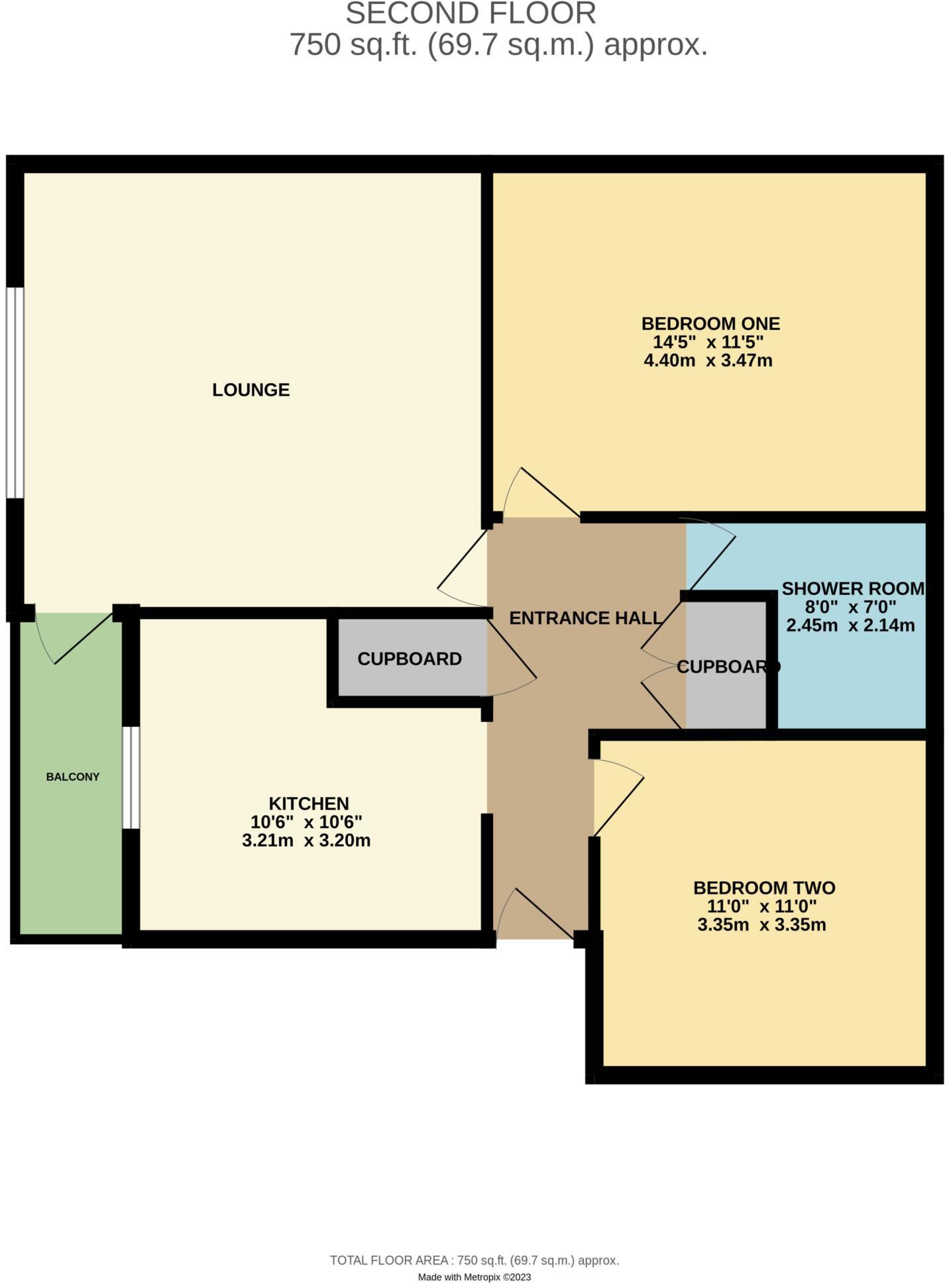 Coledale Court, Harrowside, Blackpool, FY4 1LZ floorplan