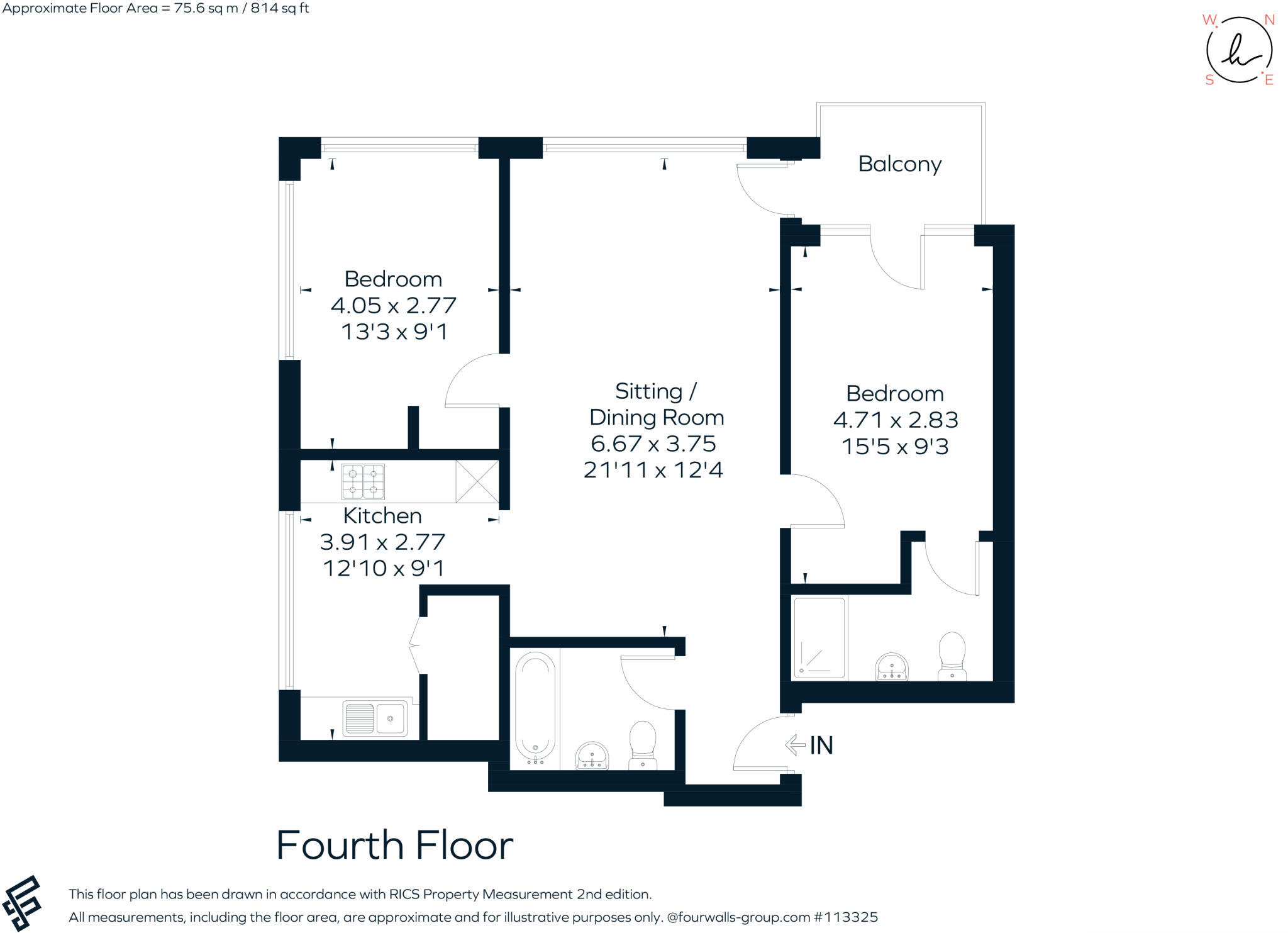 Herschel Street Slough SL1 floorplan