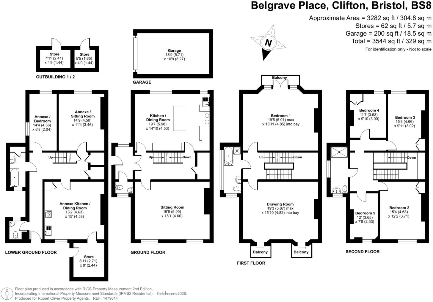 Clifton, Bristol, BS8 floorplan
