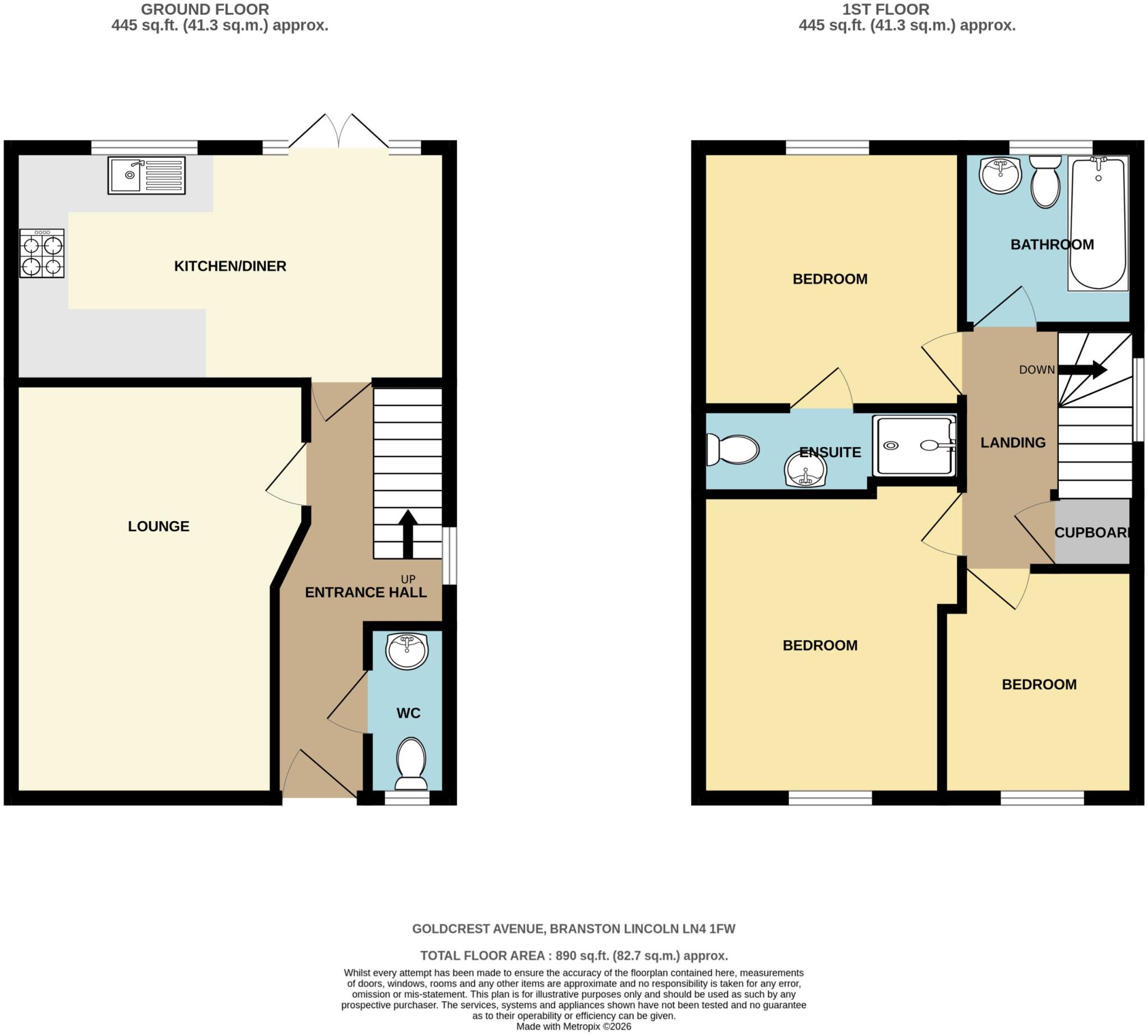 Goldcrest Avenue, Branston, LN4 floorplan