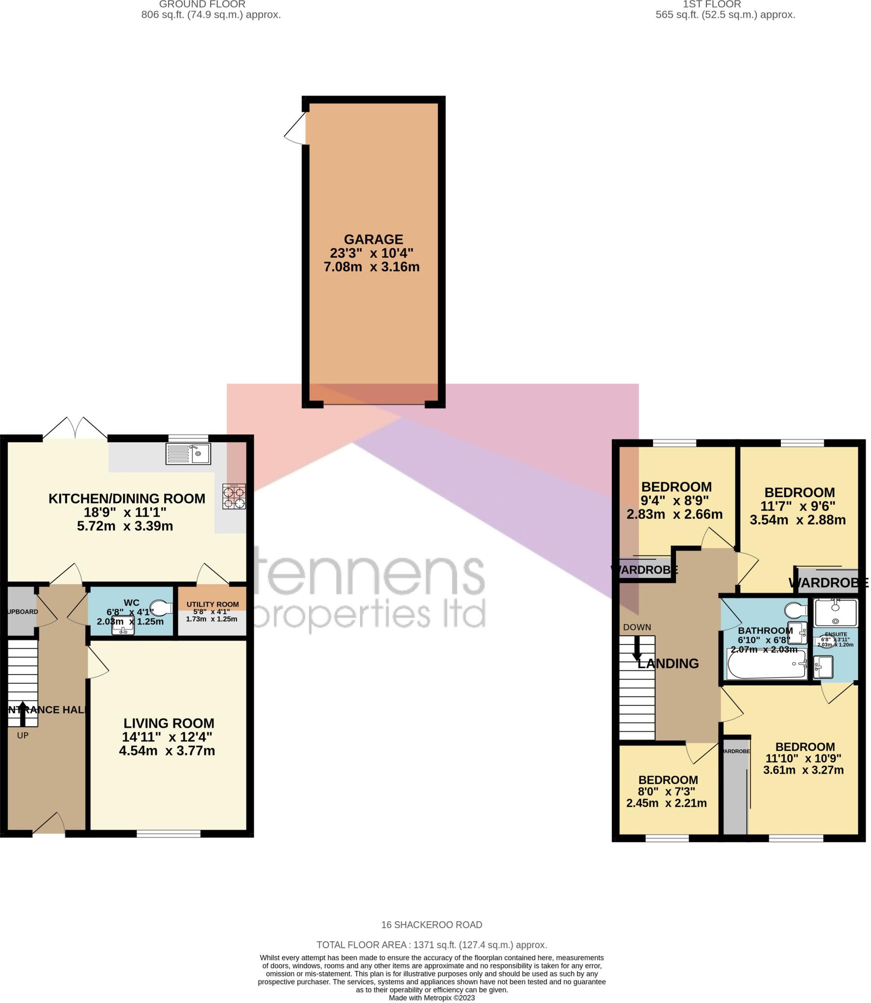 Shackeroo Road, Bury St. Edmunds floorplan