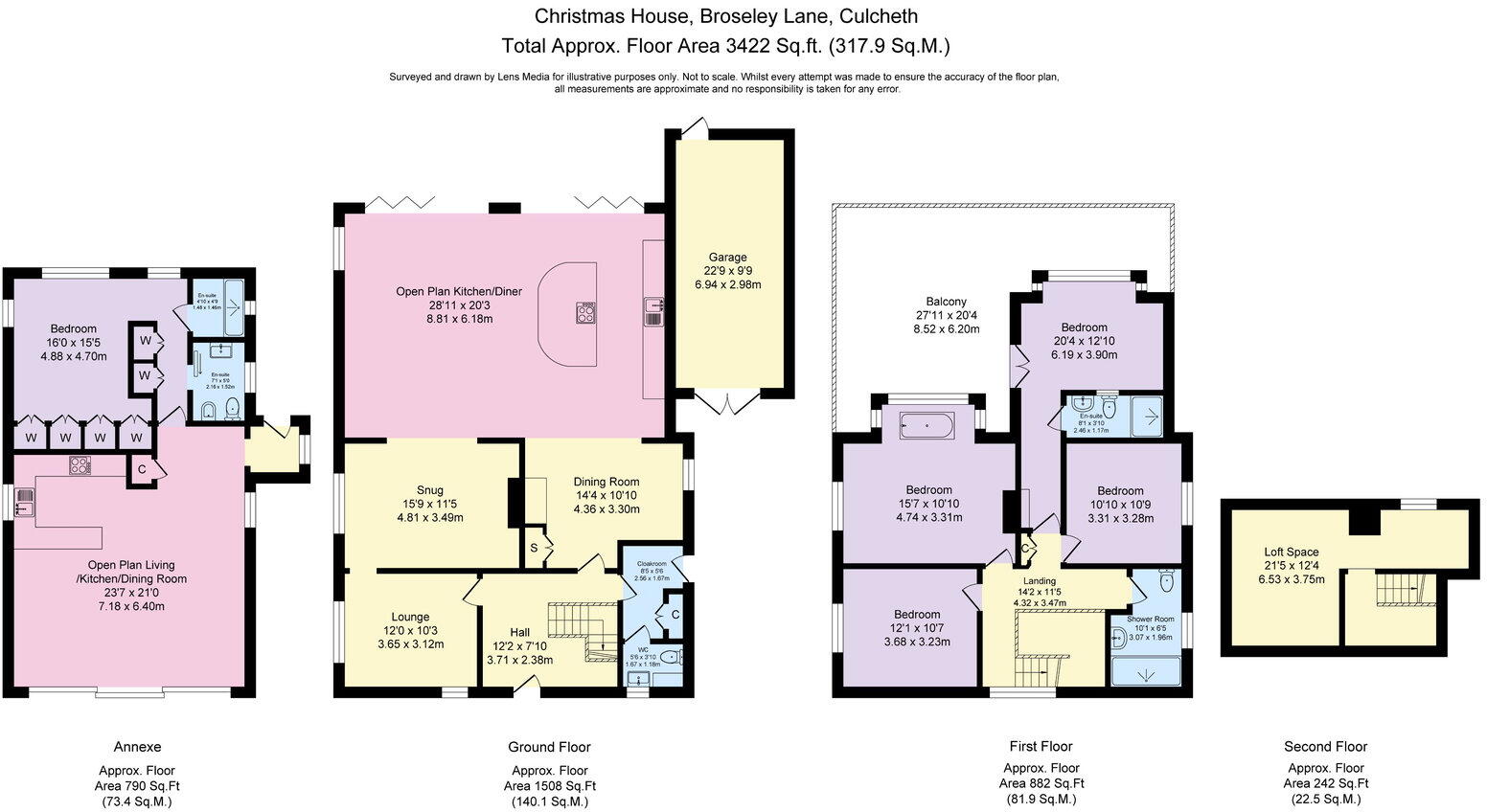 Broseley Lane, Culcheth floorplan