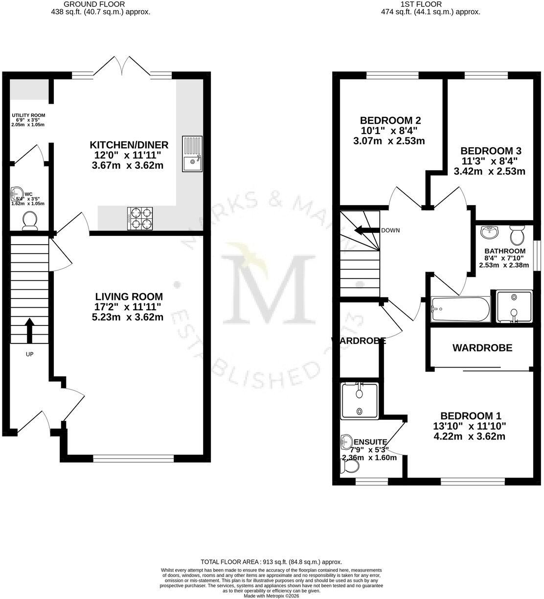 Robinson Close, Haughley, Stowmarket, IP14 floorplan