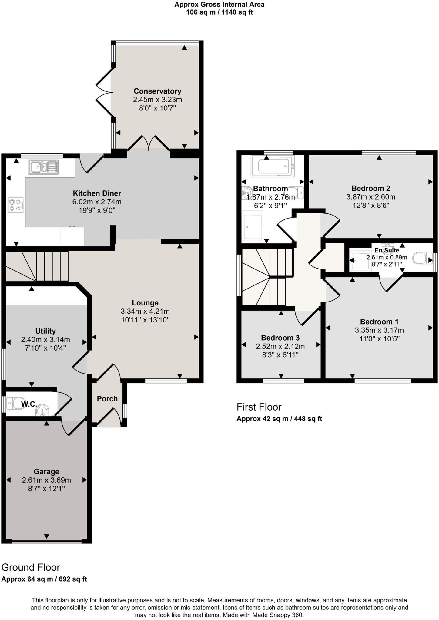 Sunflower Meadow, Irlam, M44 floorplan