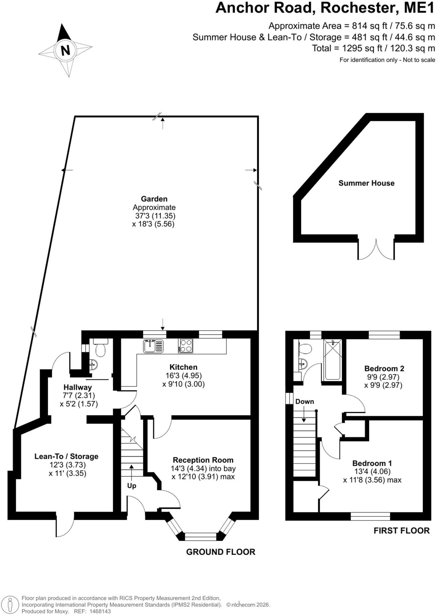 Anchor Road, Rochester, Kent. ME1 floorplan