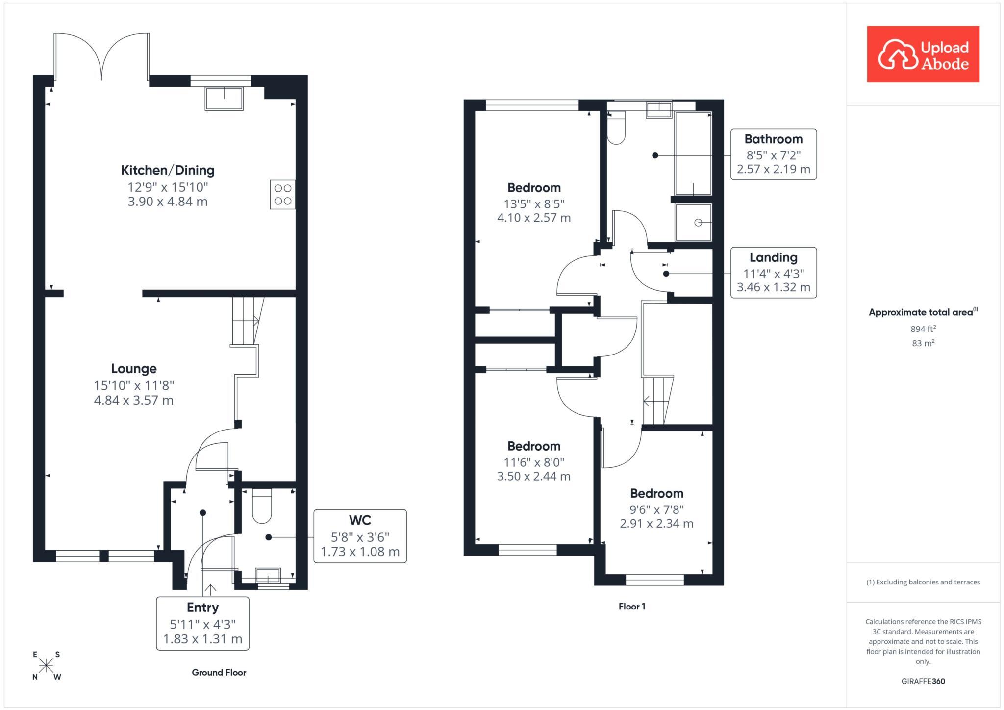 Bell Quadrant, Carfin floorplan