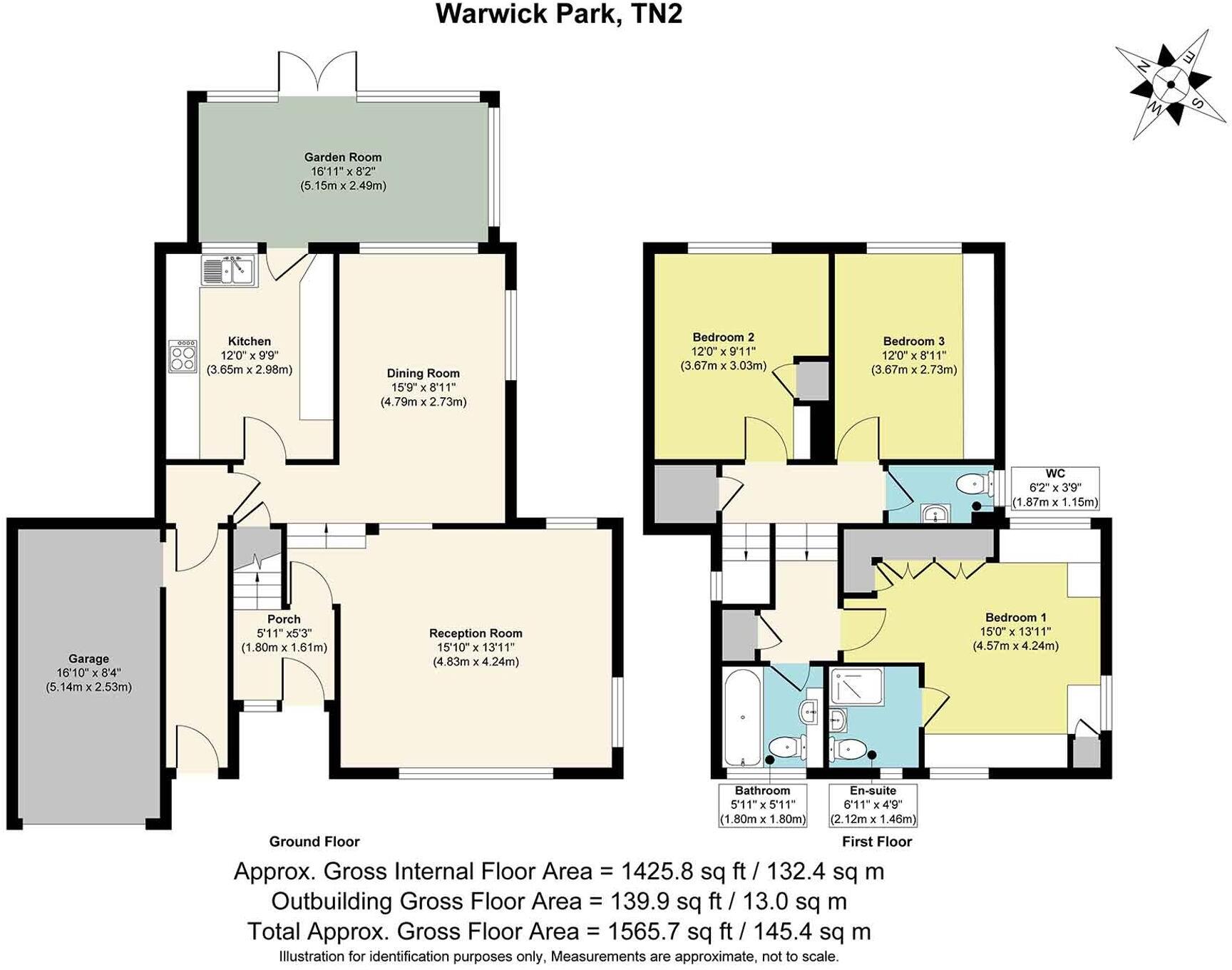 Warwick Park, Tunbridge Wells, TN2 floorplan