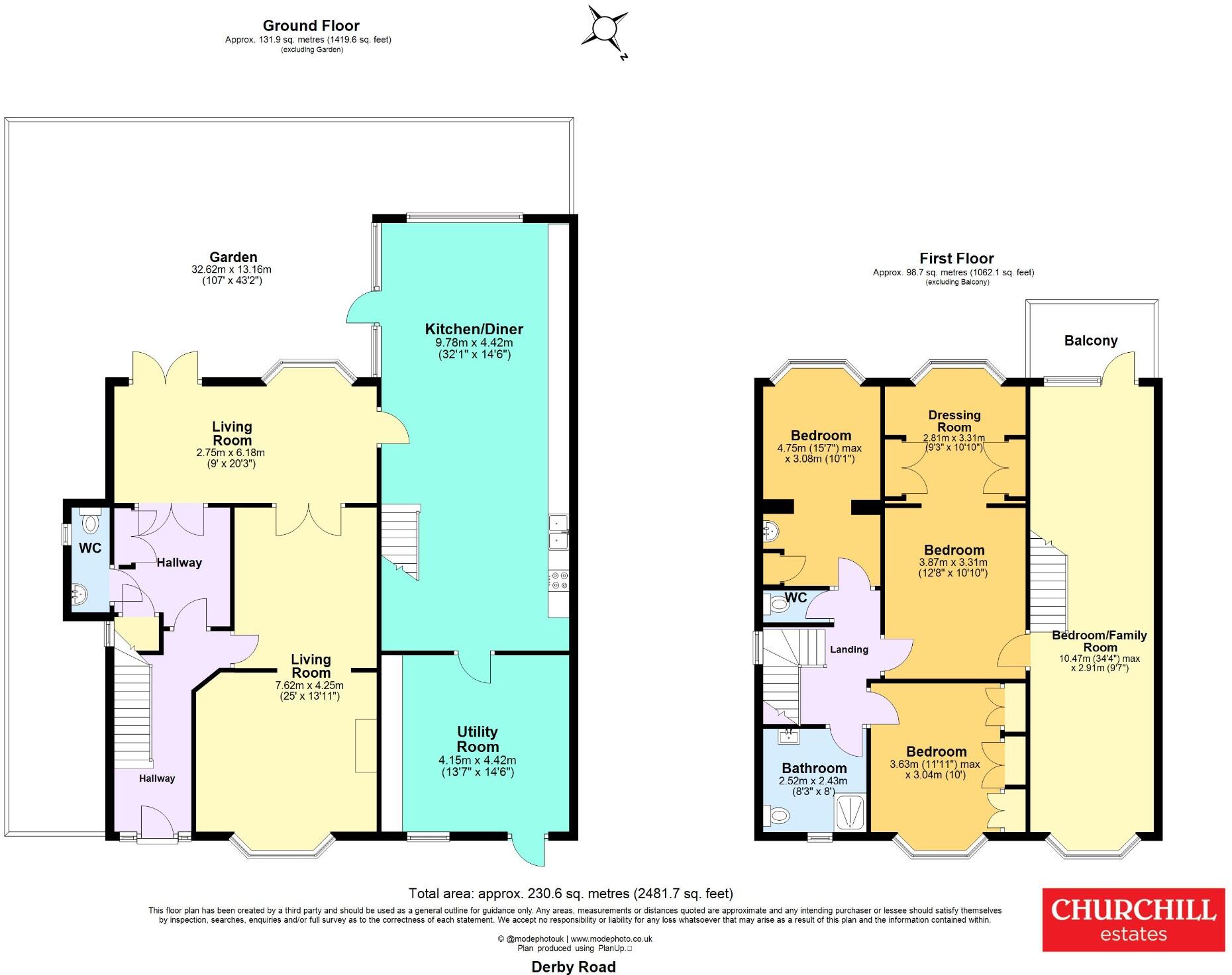 Derby Road, London, E18 floorplan