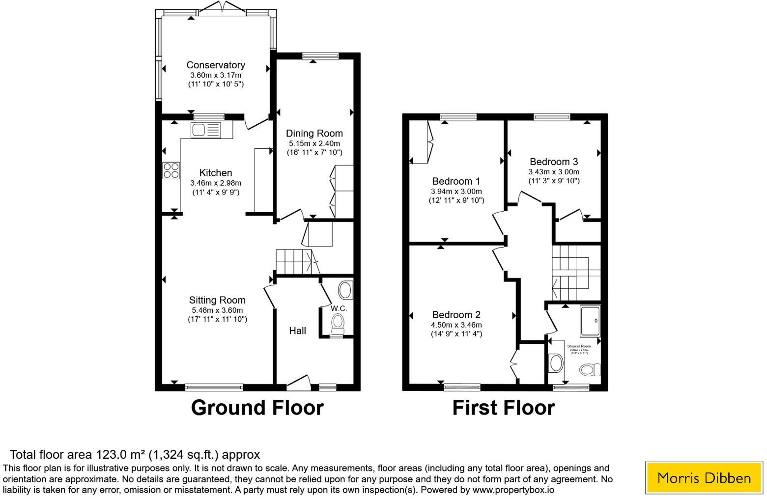 Meath Close, Hayling Island, Hampshire, PO11 floorplan