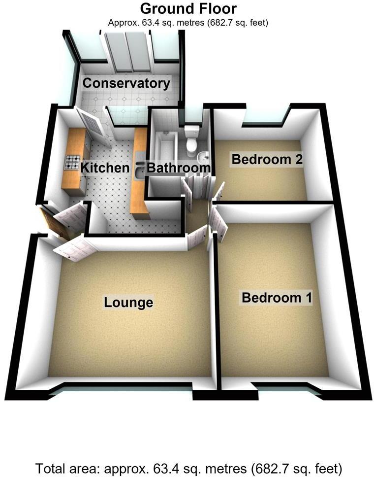 Fleetwood Gardens, Market Harborough floorplan