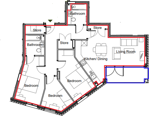 Red Clover Gardens, Coulsdon, Croydon floorplan