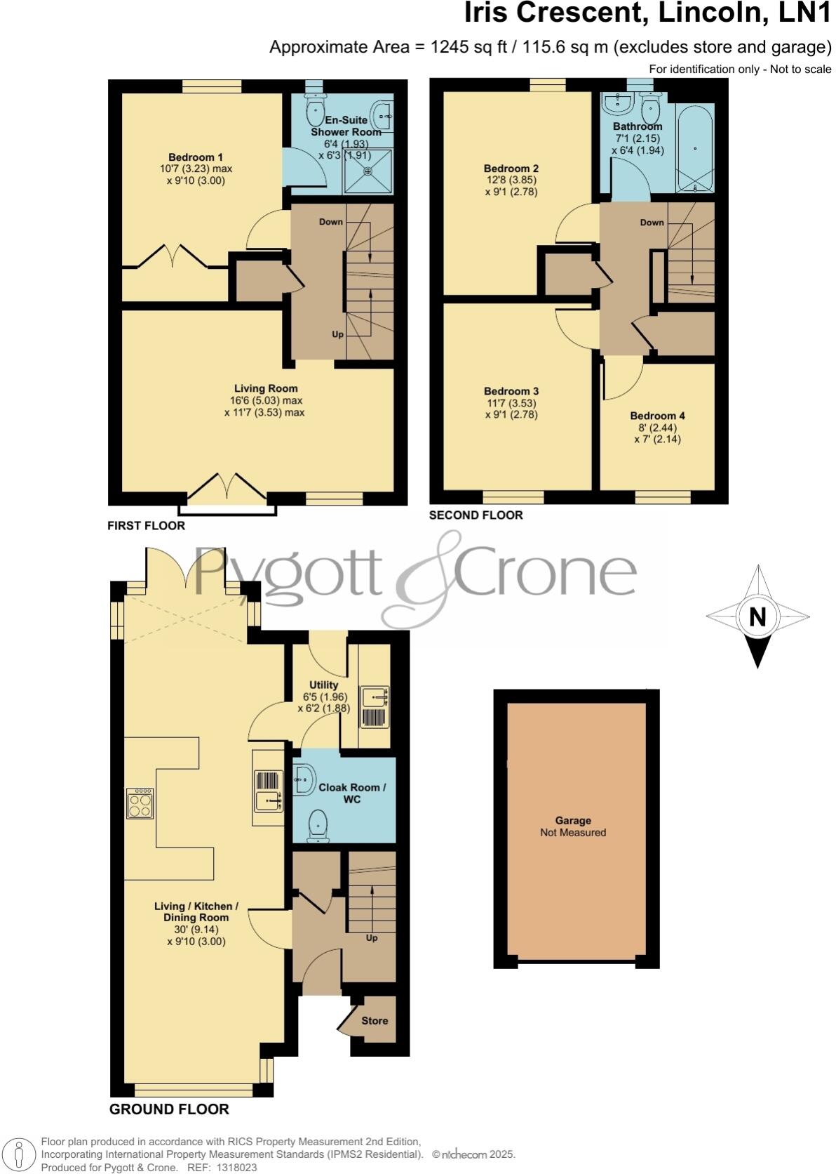 Iris Crescent, Lincoln, Lincolnshire, LN1 floorplan