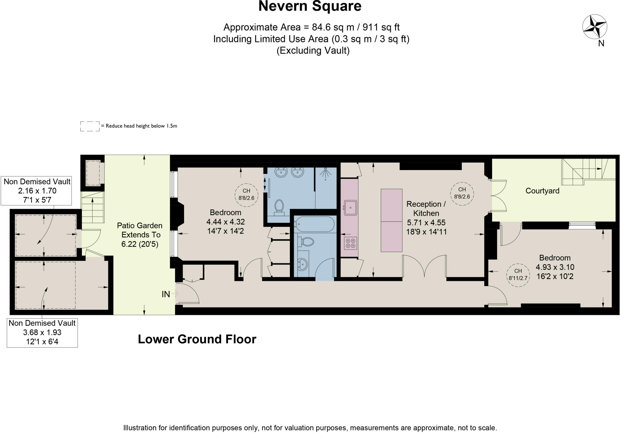 Nevern Square, Earl's Court, SW5 floorplan