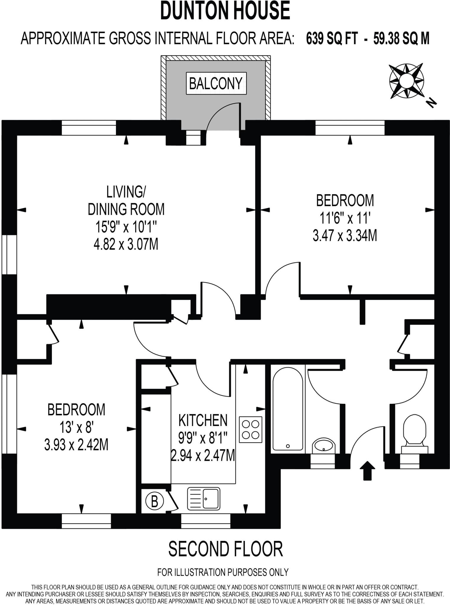 Leigham Avenue, Streatham Hill floorplan