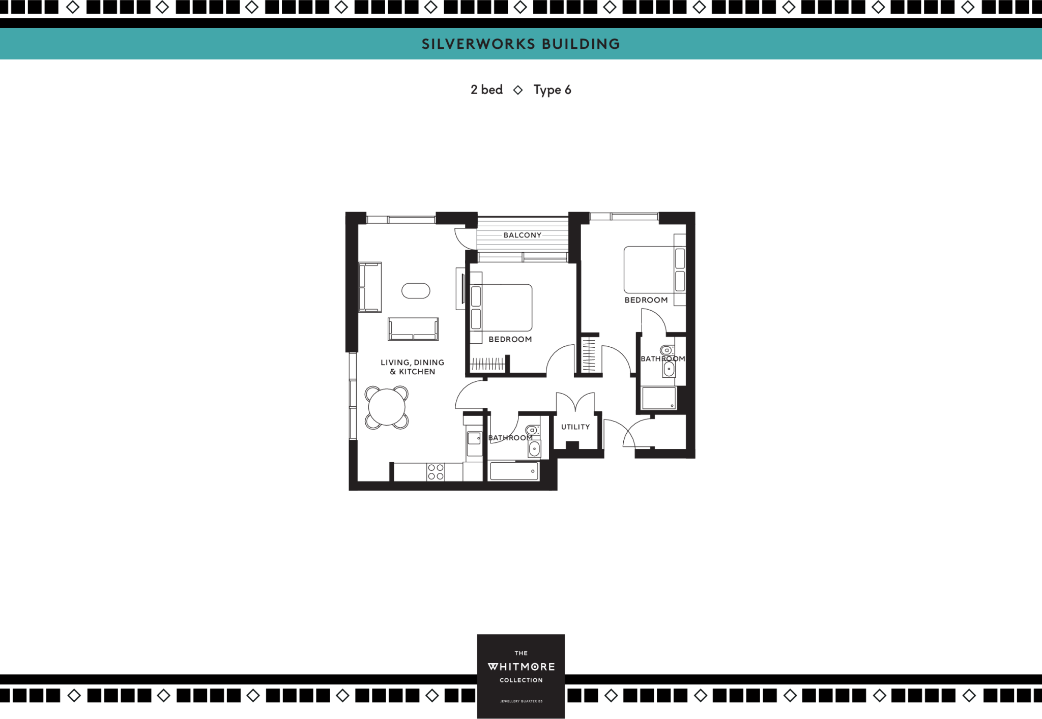 Newhall Walk, Birmingham, B3 floorplan