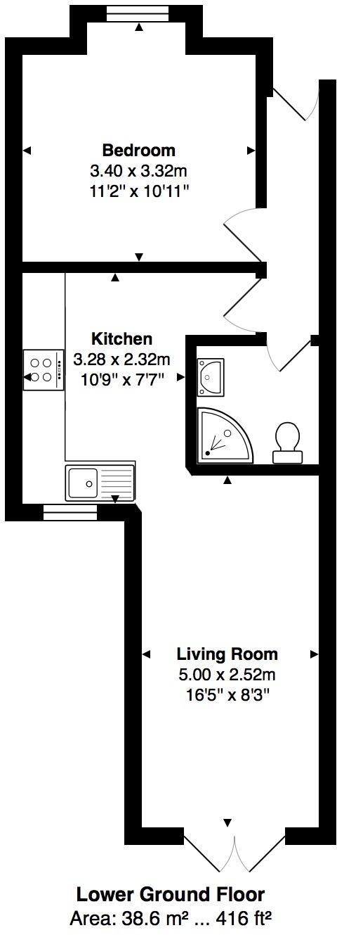 Brighton, BN2 floorplan