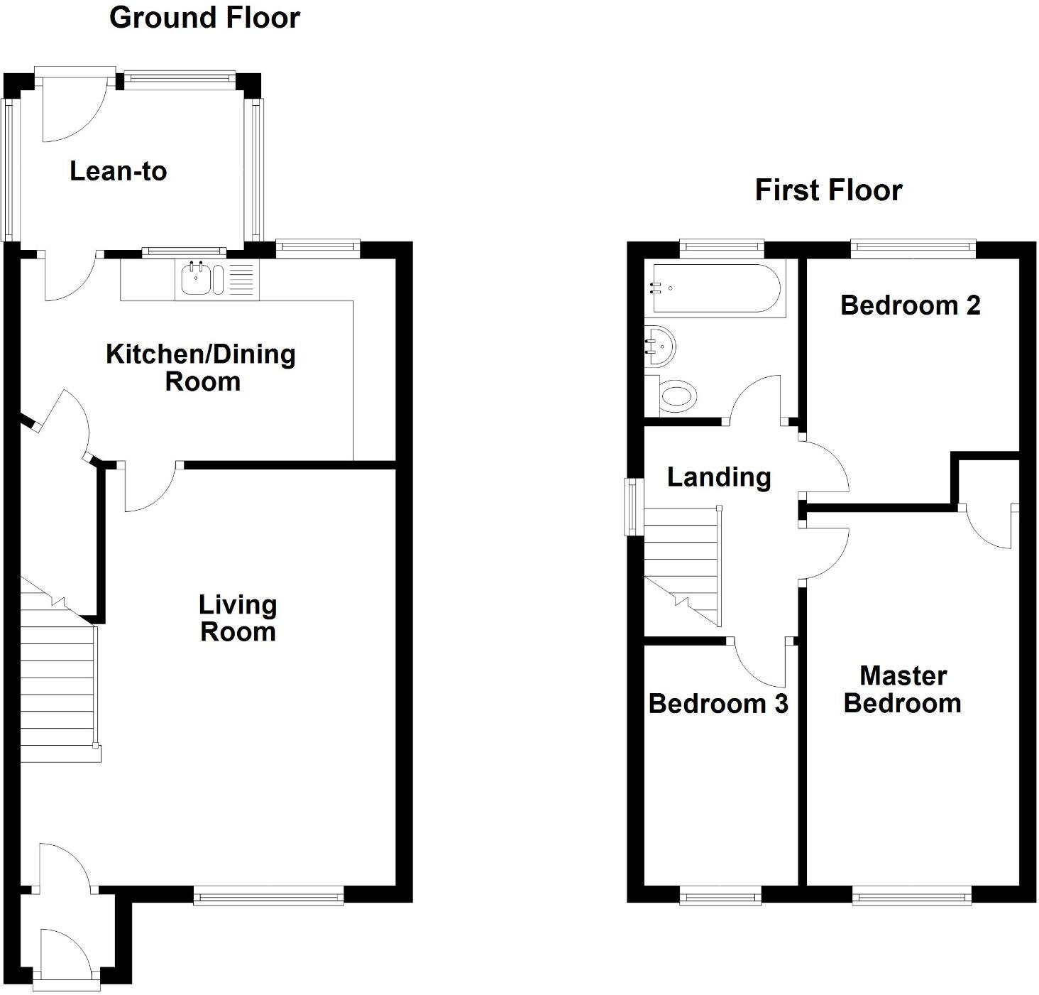 Lewis Close, Adlington, PR7 floorplan
