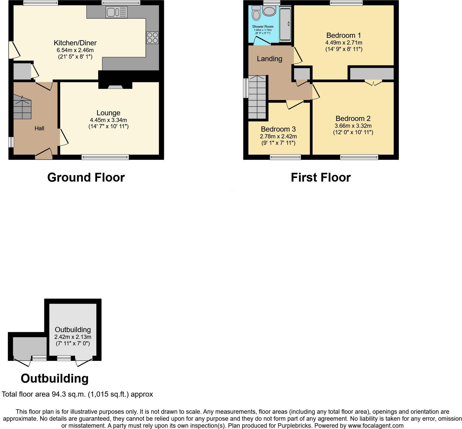 Norbury Street, Leigh, WN7 floorplan