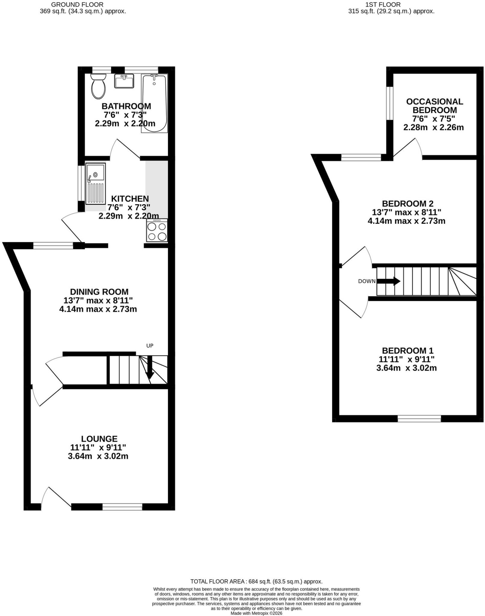 42, Stanley Road, Knutsford, WA16 floorplan
