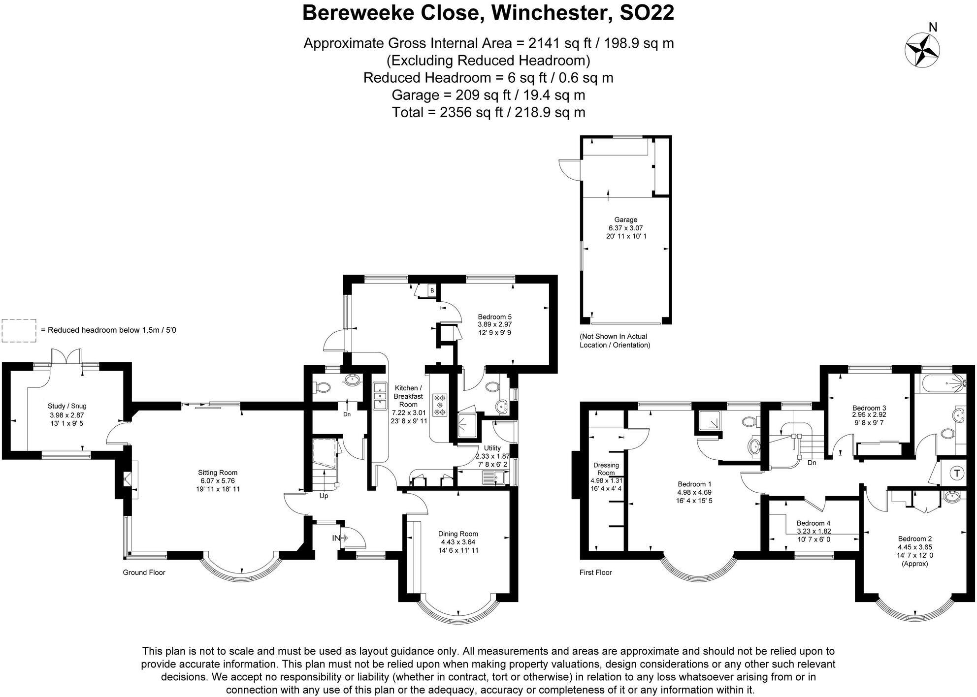 7, Bereweeke Close, Winchester, SO22 floorplan