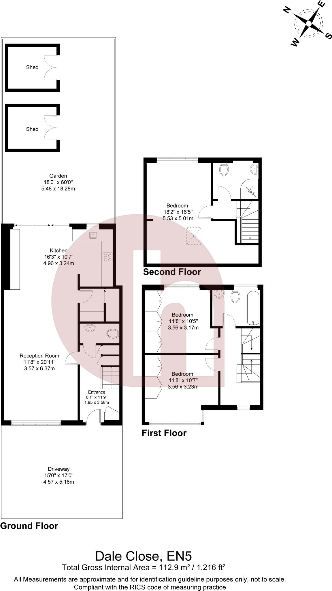 Dale Close, Barnet floorplan