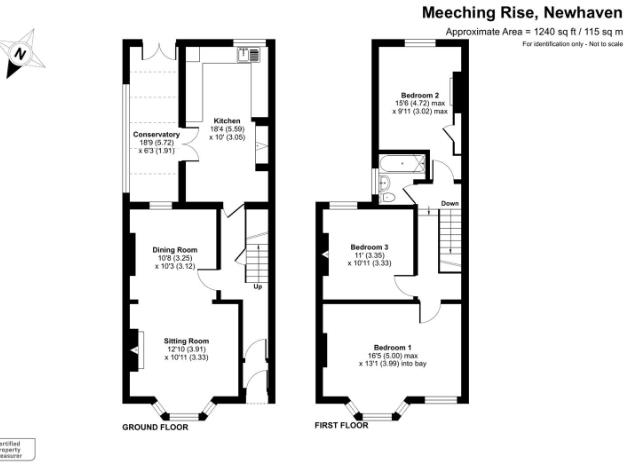 Meeching Rise, Newhaven floorplan
