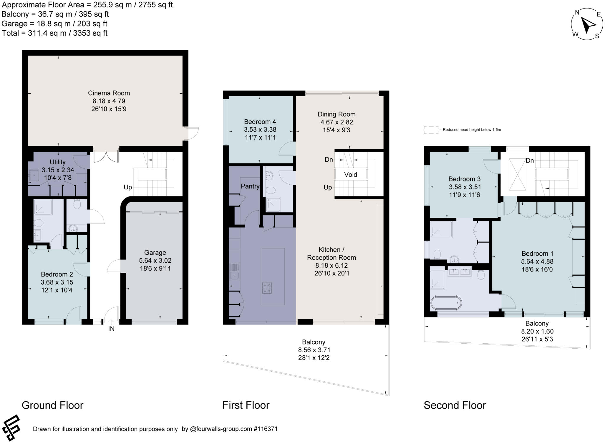 Partridge Walk, Poole, Dorset, BH14 floorplan
