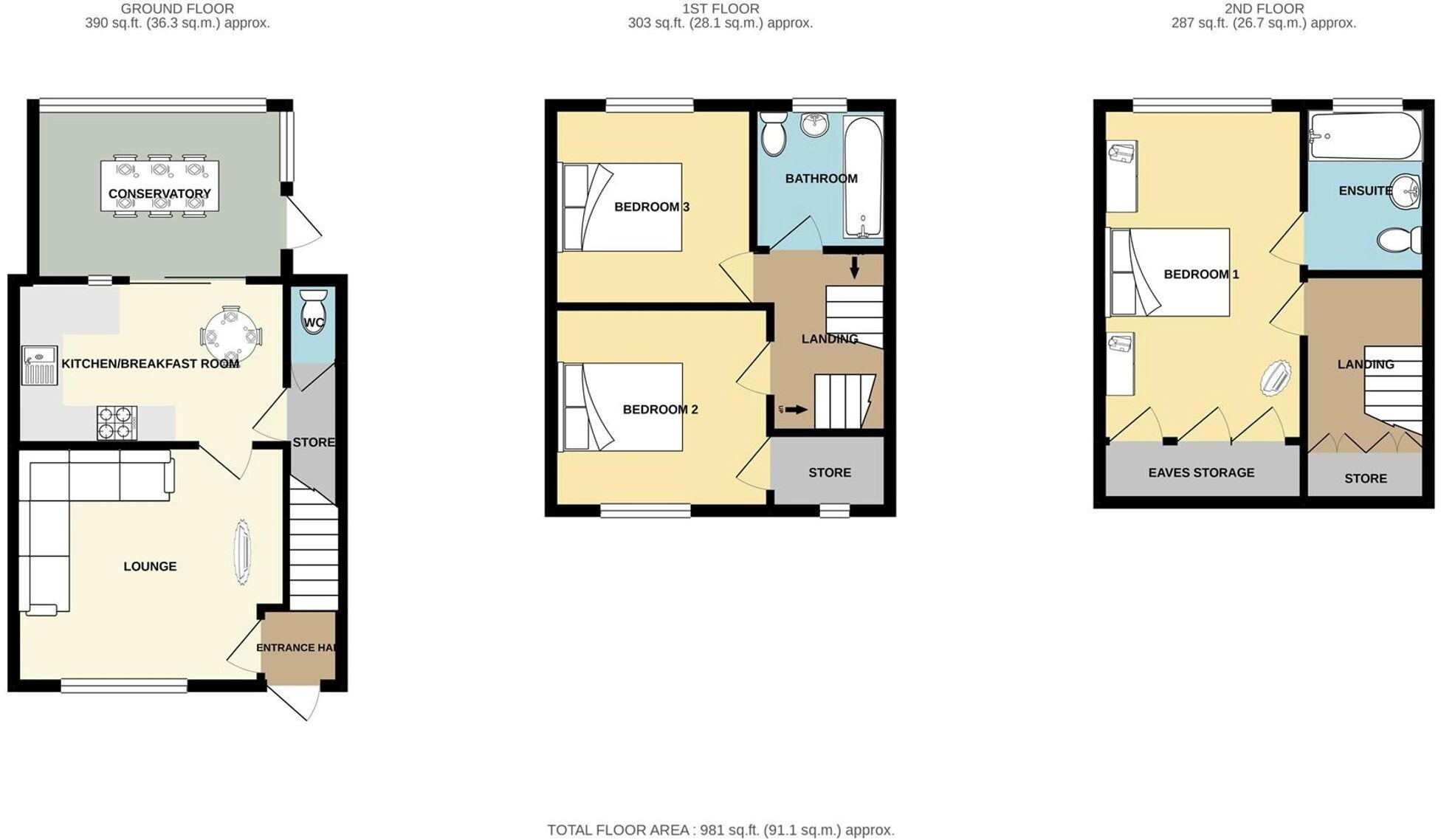 Jubilee Road, Congleton, CW12 floorplan