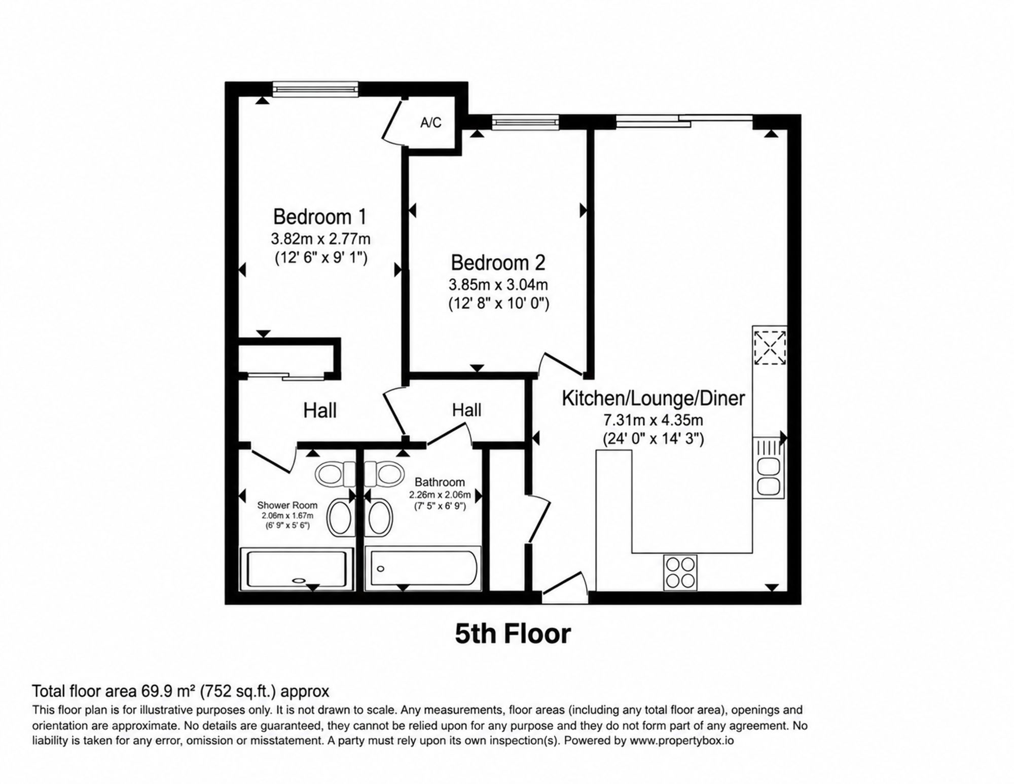 Avonside House, Fletton Quays, Peterborough, PE2 floorplan