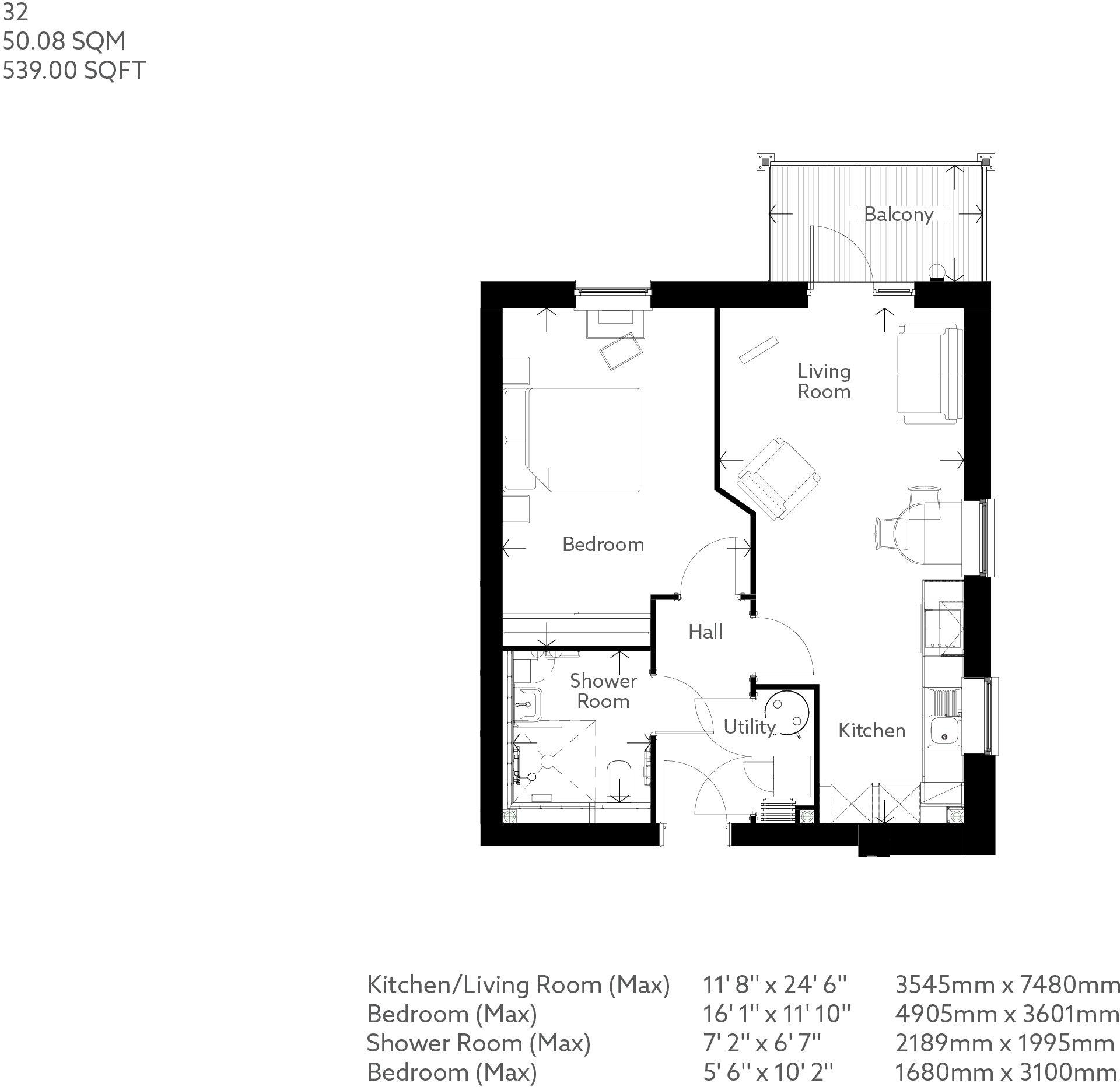 Barton Way, Dartmouth, Devon, TQ6 0GN floorplan