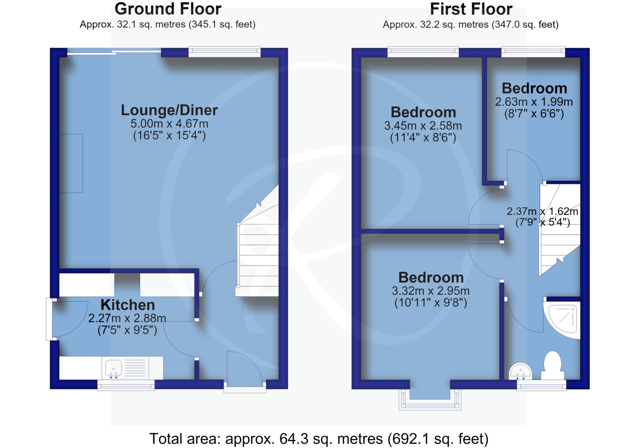 2, Ashplants Close, Bideford floorplan