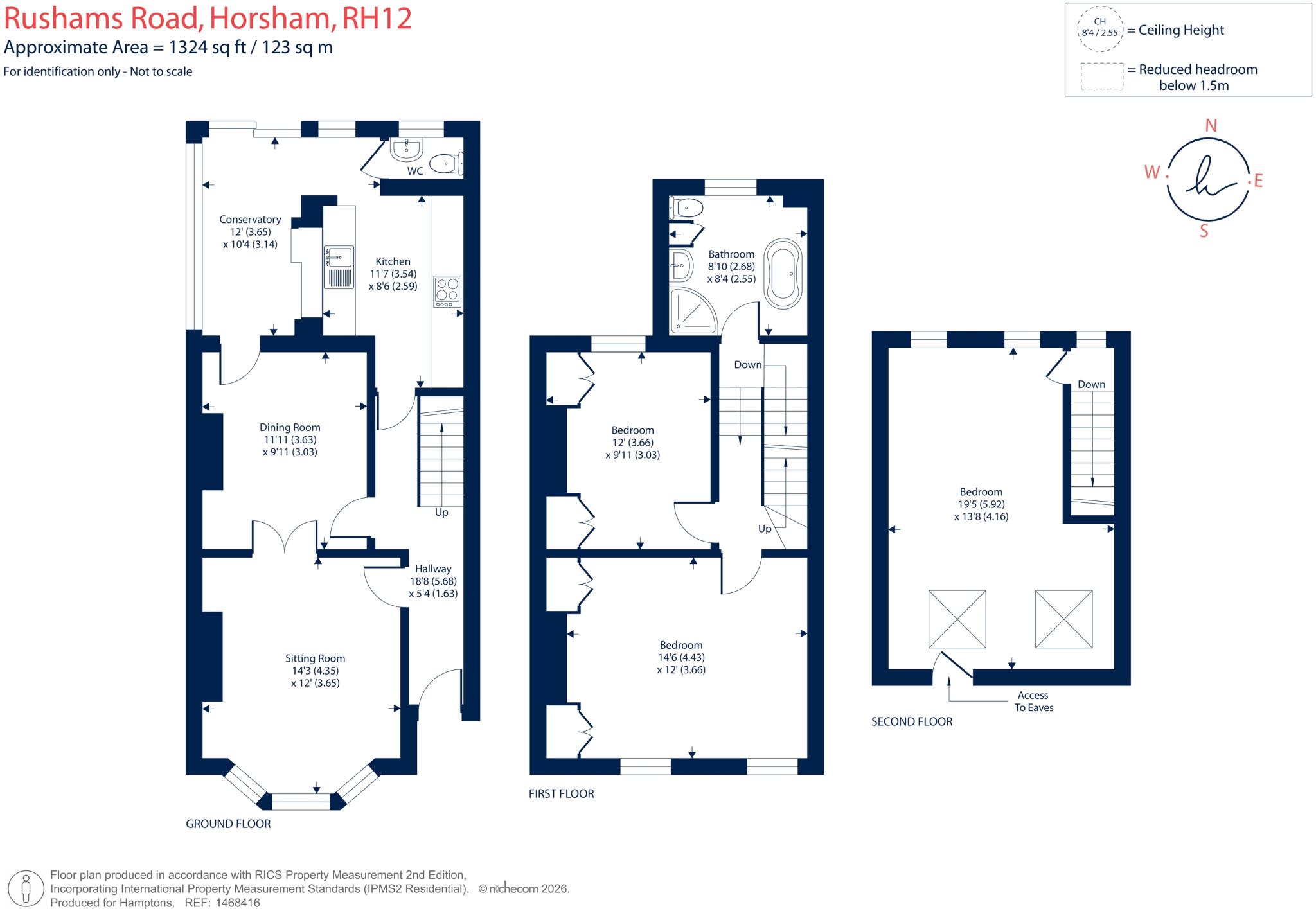 Rushams Road, Horsham, RH12 floorplan