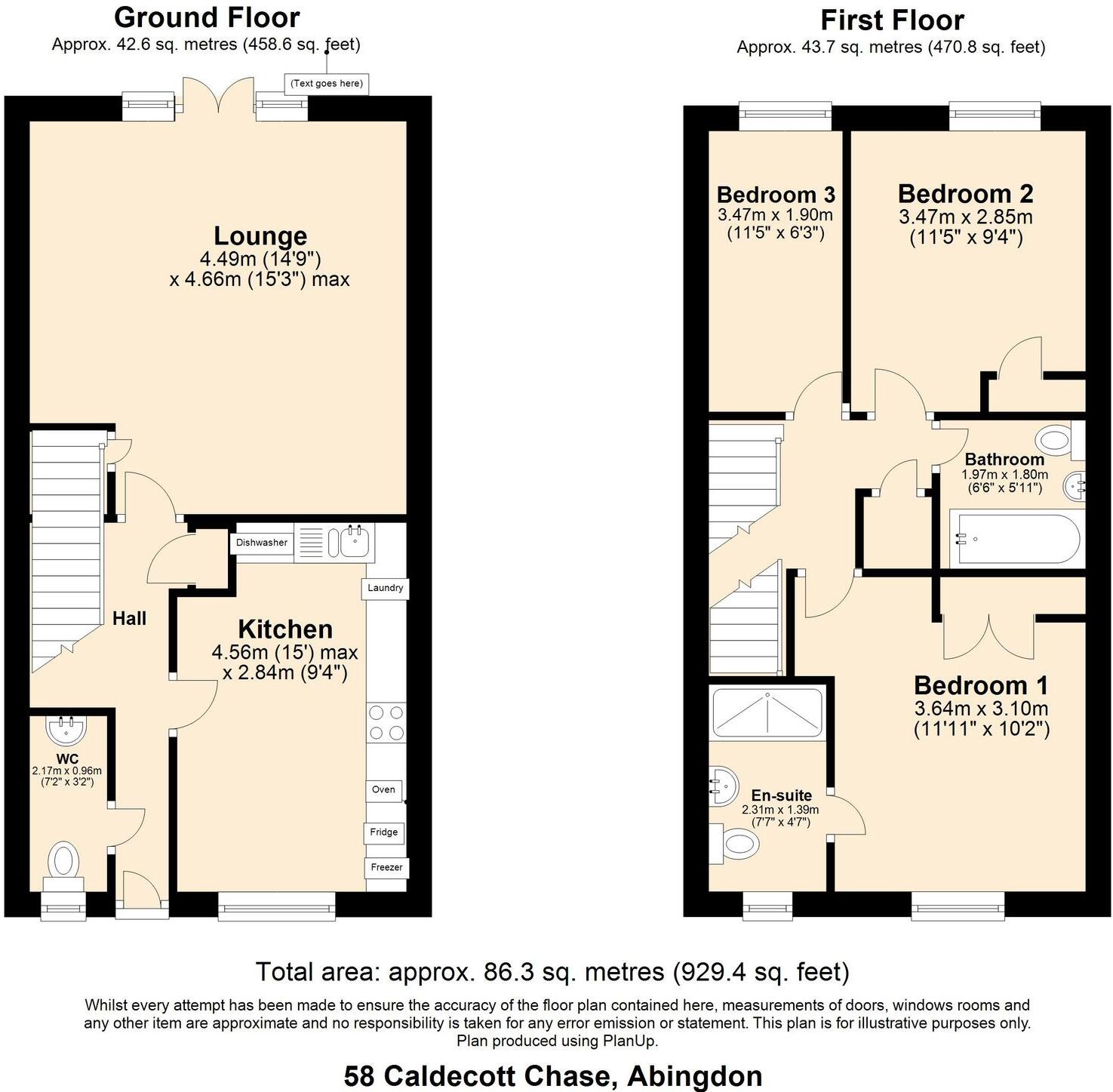 Caldecott Chase, Abingdon, OX14 floorplan