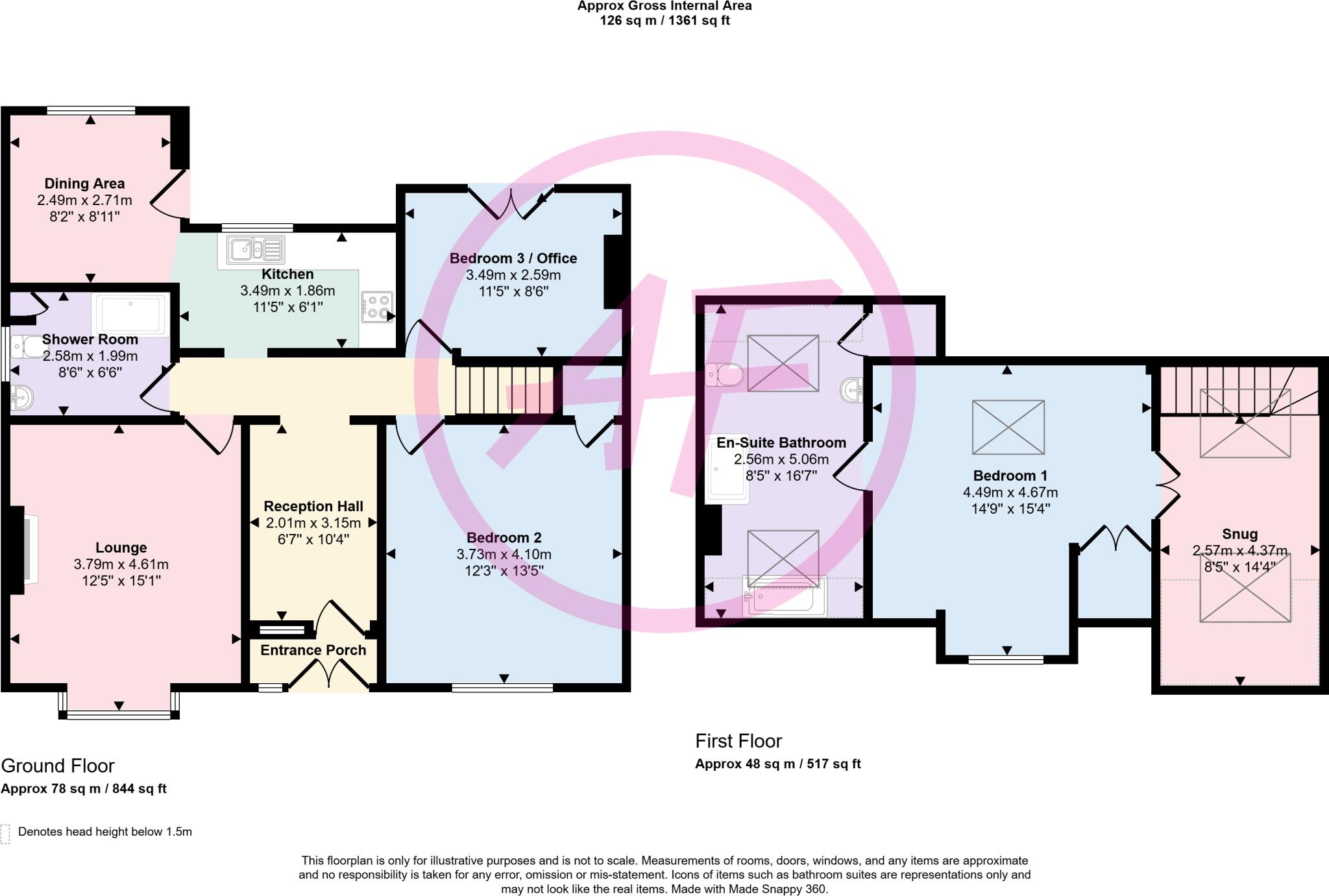 Sandhills Road, Old Colwyn, Colwyn Bay, Conwy, LL29 floorplan