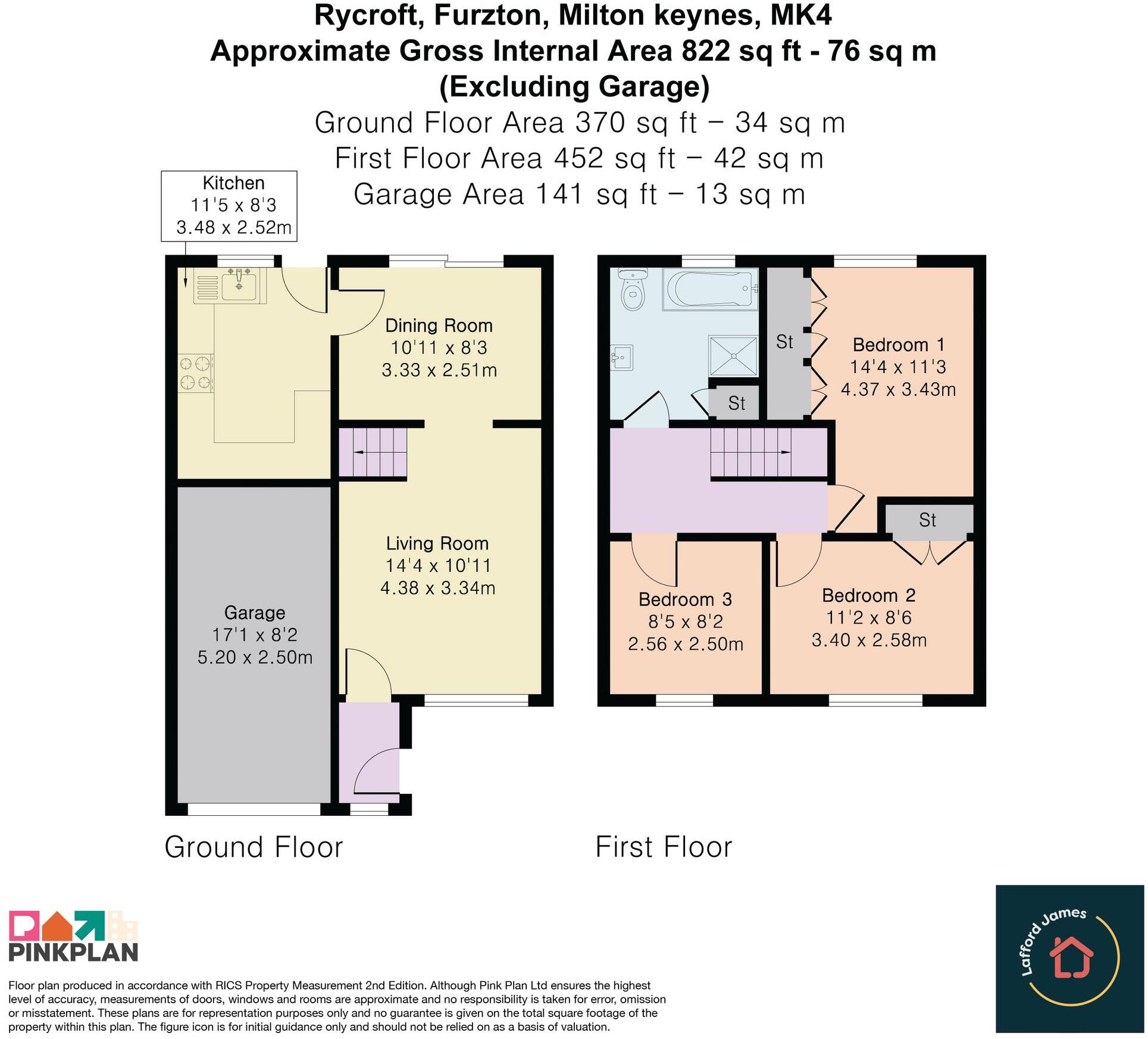 Rycroft, Furzton, MK4 floorplan