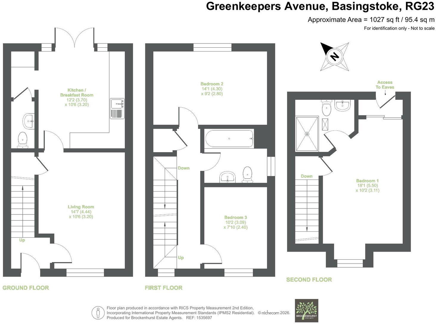 Greenkeepers Avenue, Basingstoke RG23 7PZ floorplan