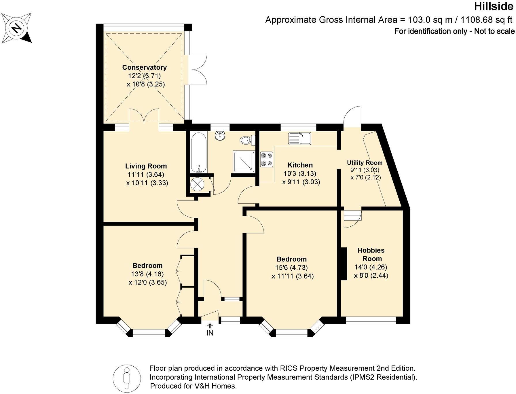 Hillside Road, Ashtead, KT21 floorplan