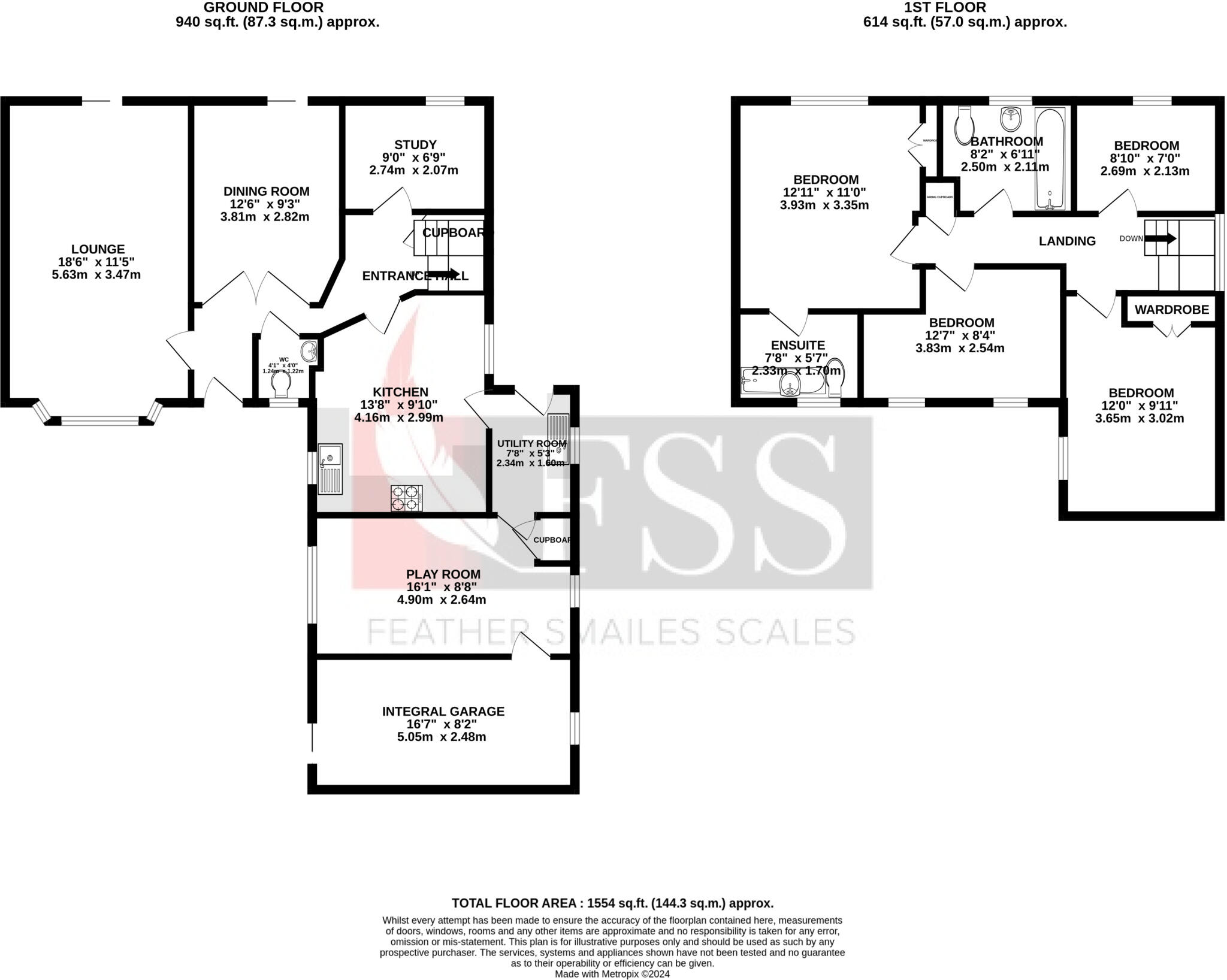 St Marks Avenue, Harrogate, North Yorkshire, HG2 floorplan