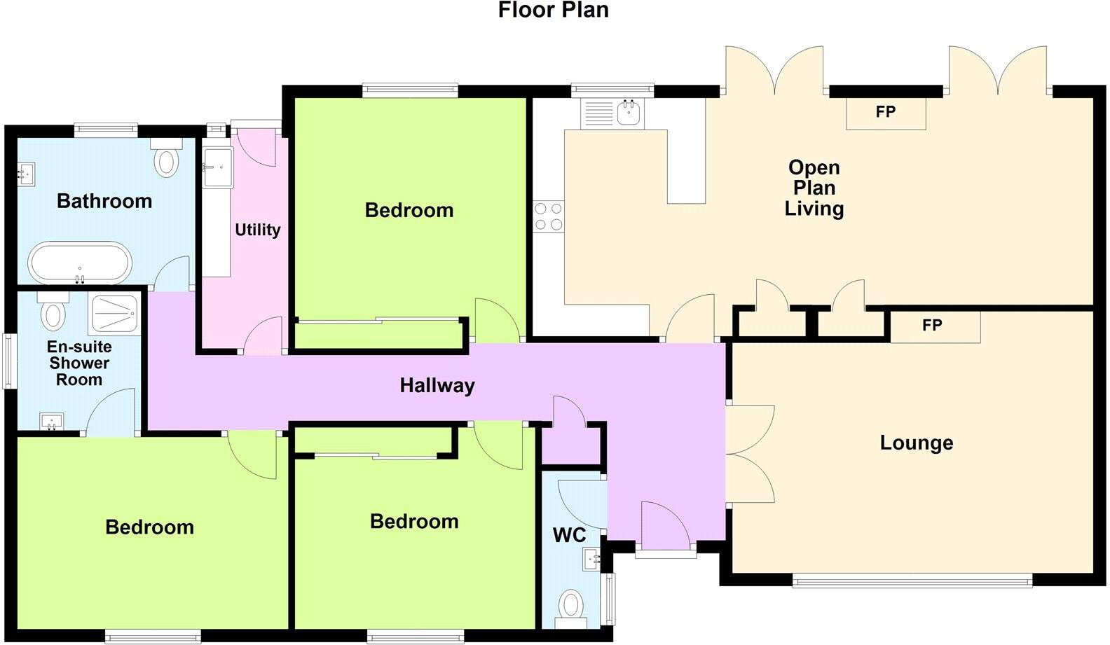 St. Davids Road, Pembroke, Pembrokeshire, SA71 floorplan