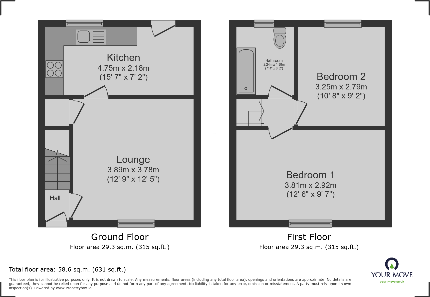 Somerset Avenue, Darwen, Lancashire, BB3 floorplan