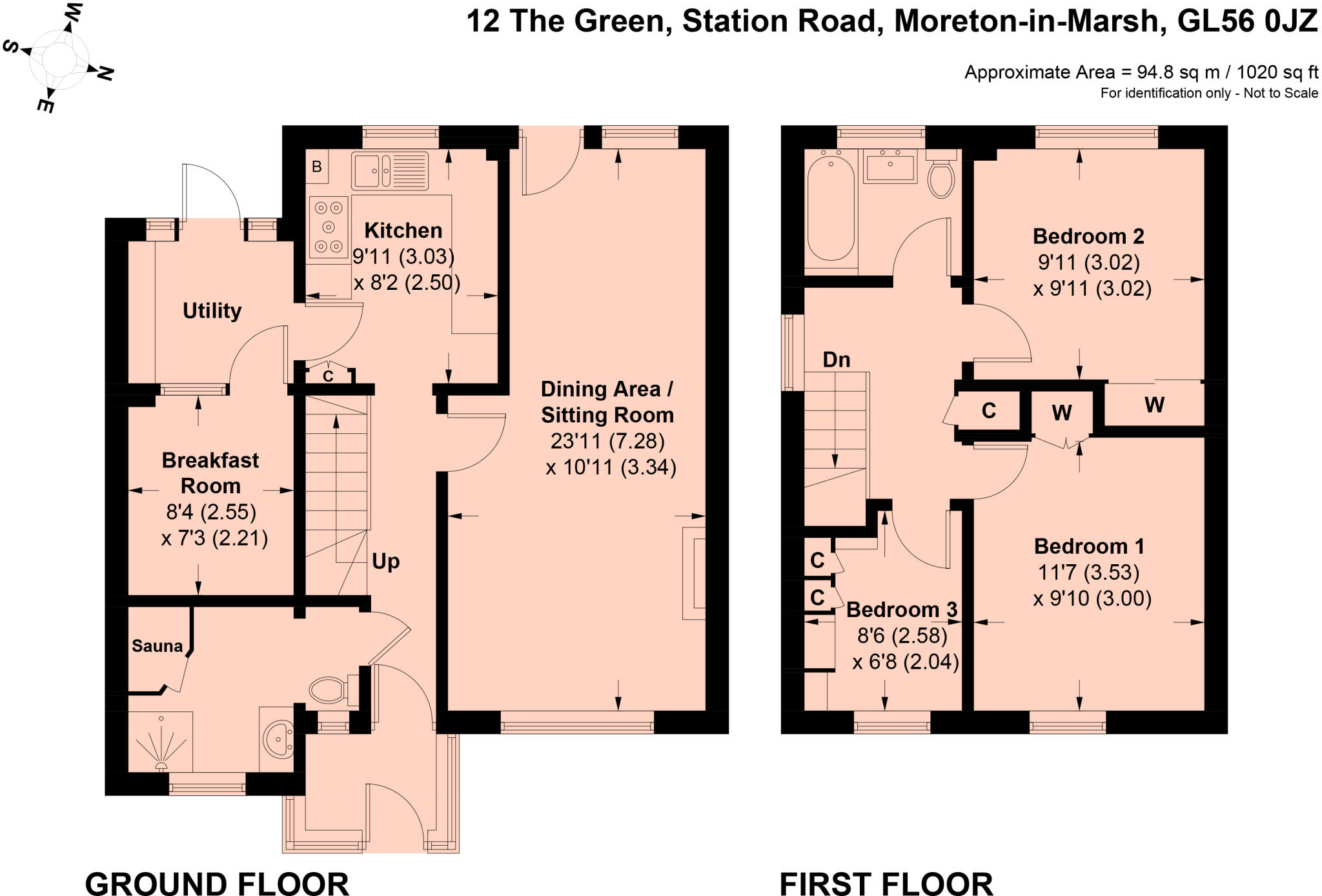 The Green, Station Road, Moreton-in-Marsh, Gloucestershire, GL56 floorplan