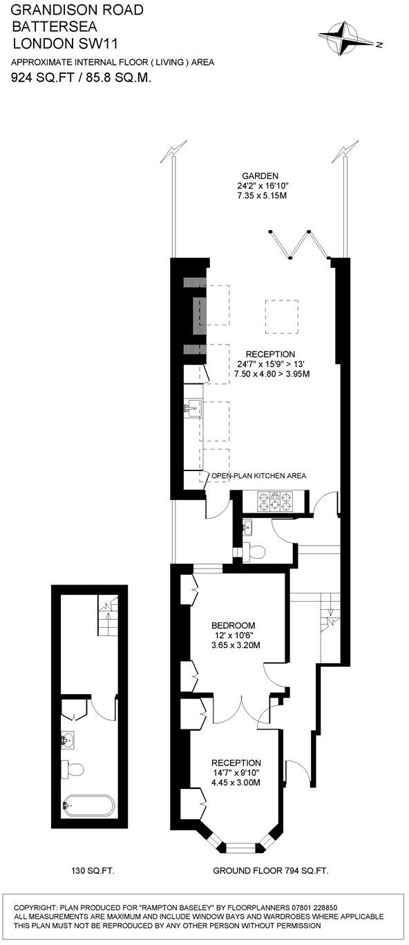 Grandison Road, SW11 floorplan